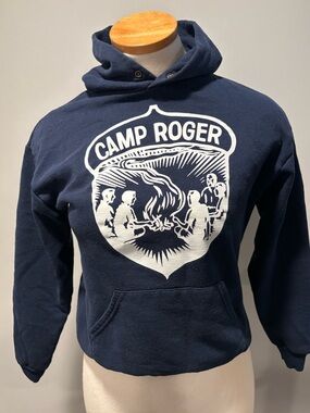 Vintage kids camp hoodie